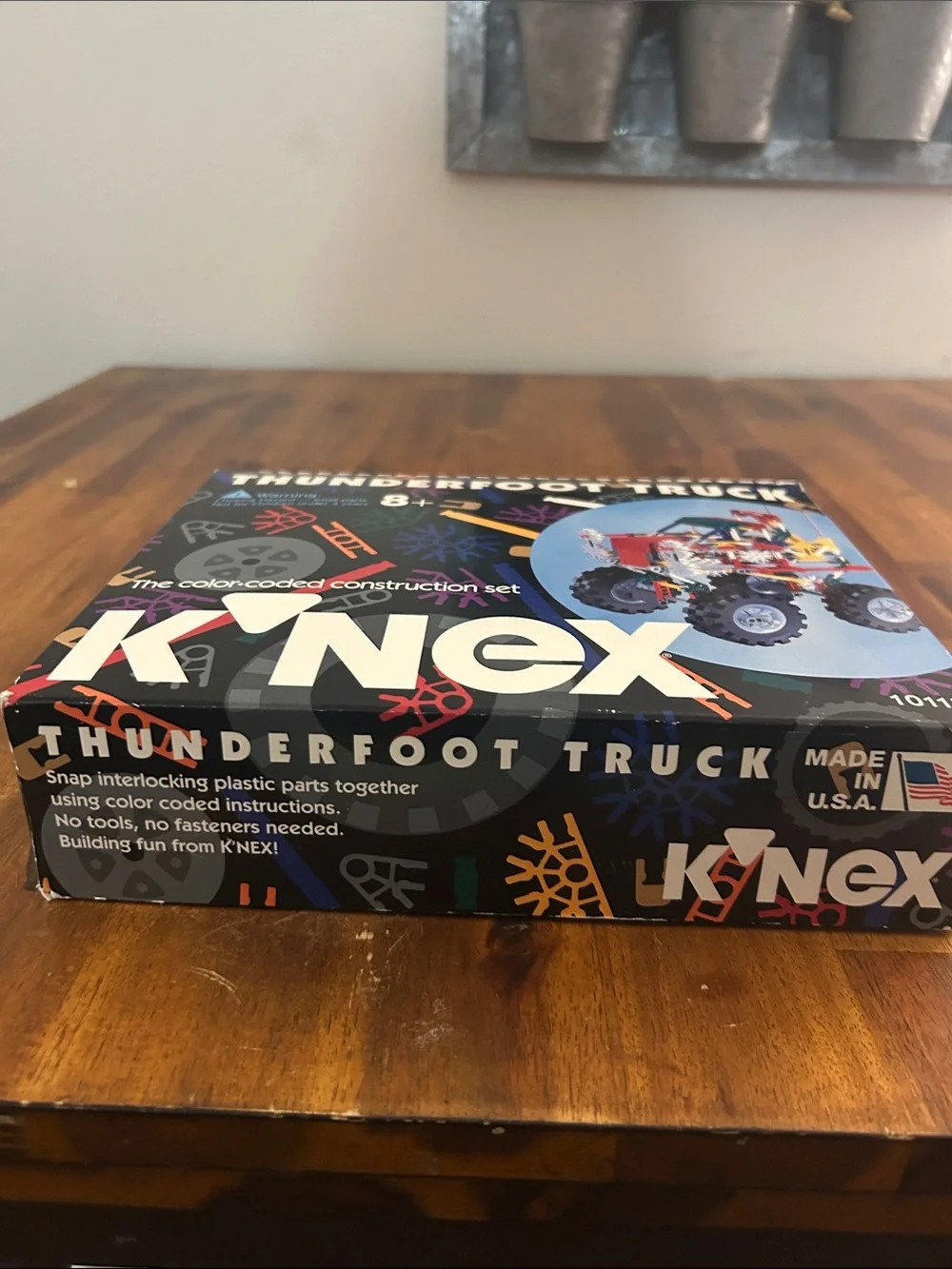 Vintage 1994 K'NEX Thunderfoot Truck 10118 Building Set Color Coded Construction